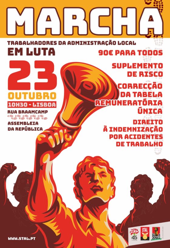 Trabalhadores das autarquias marcham para Lisboa