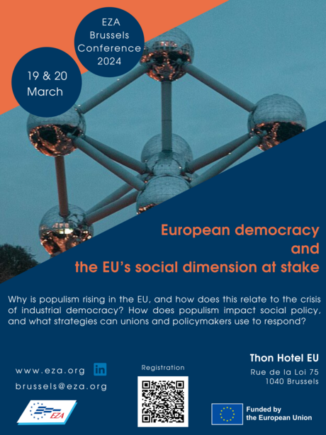 Conferência EZA sobre democracia europeia e dimensão social da UE